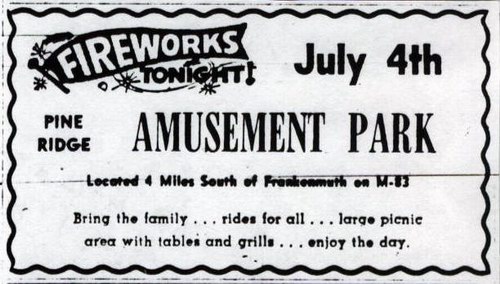 Pine Ridge Amusement Park - Old Ad